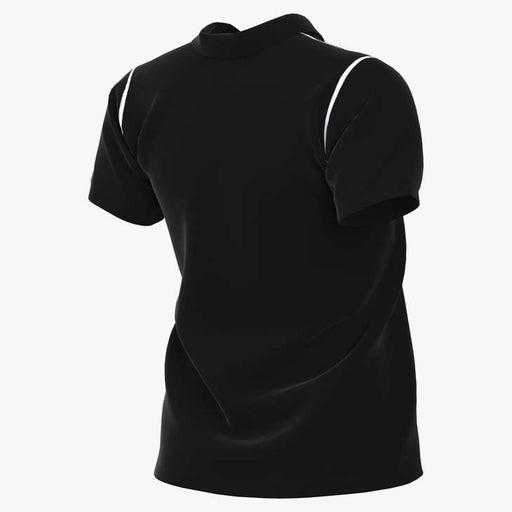 back of Nike Dri-FIT Park 20 Polo Short Sleeve Womens in black
