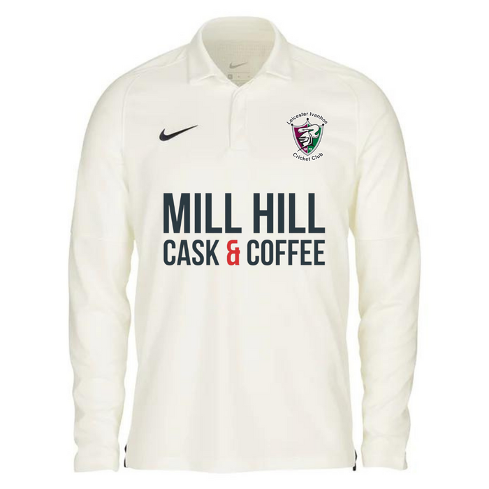 Leicester Ivanhoe CC Seniors Long Sleeve Cricket Polo