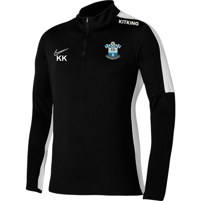 Southgate FC 1/4 Zip Black Drill Top