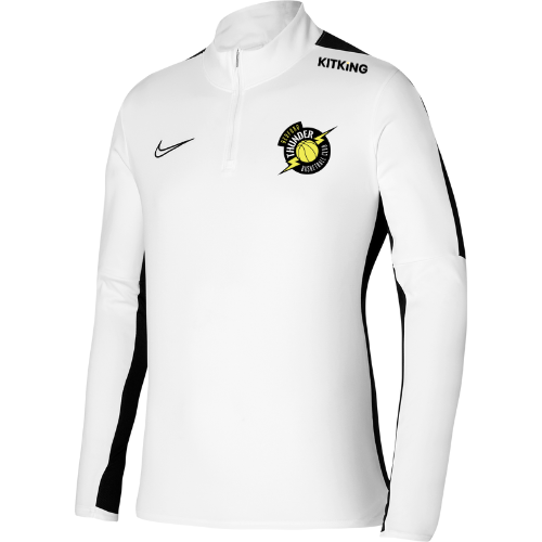 Bedford Thunder White 1/4 Zip Drill Top