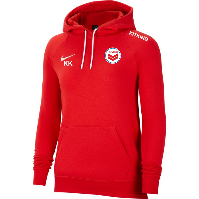 Hull Chevrons Womens Red Hoodie