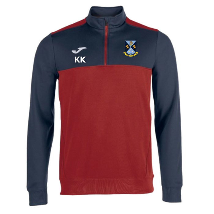 Oldbury United Red/Navy 1/4 Zip