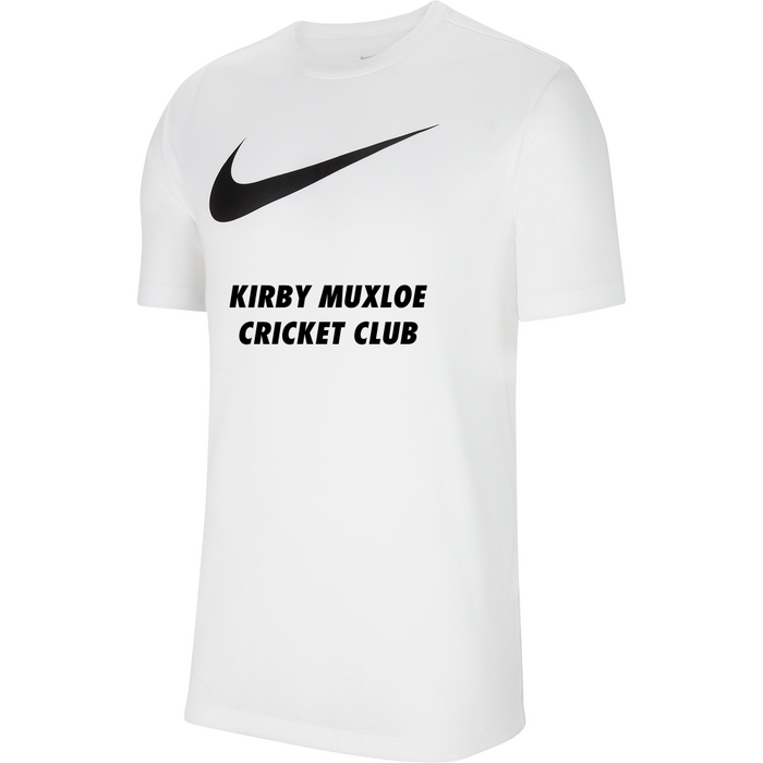 Kirby Muxloe CC White Text Tee
