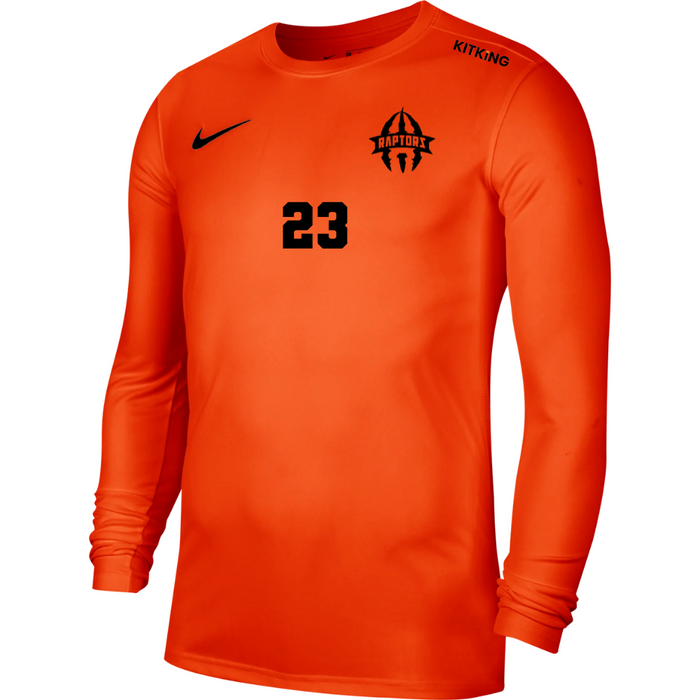Cheshire Raptors Orange LONG SLEEVE Shooting Shirt