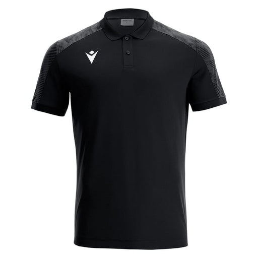 Macron Rock Short Sleeve Polo Shirt in black