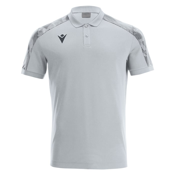 Macron Rock Short Sleeve Polo Shirt in grey