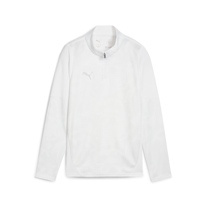 Puma Team CUP 25 Training 1/4 Zip Top in white
