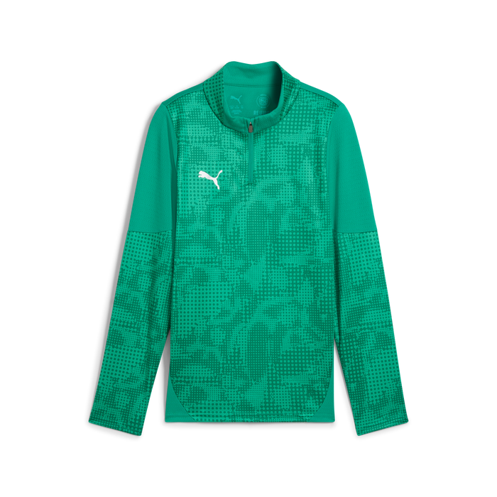 Puma Team CUP 25 Training 1/4 Zip Top in green