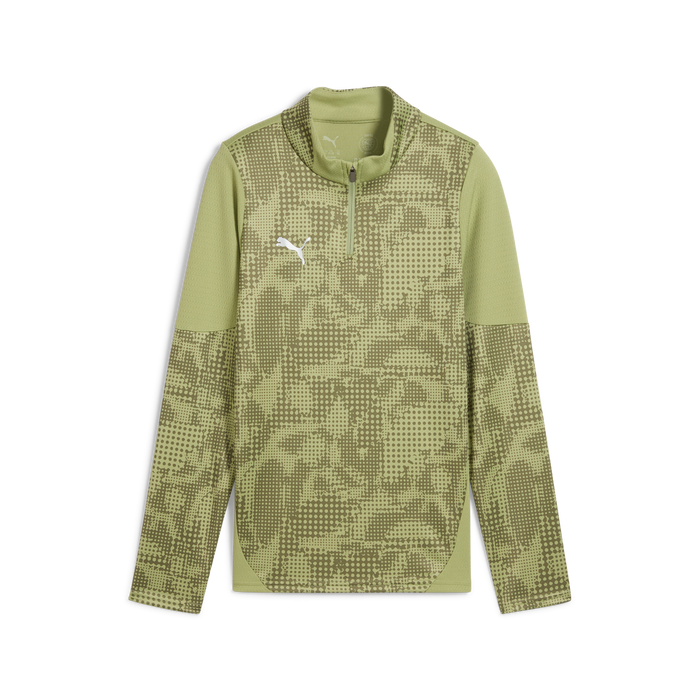 Puma Team CUP 25 Training 1/4 Zip Top in green