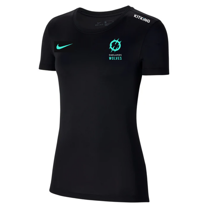Oaklands Wolves Football Academy Short Sleeve Training Top - Womens