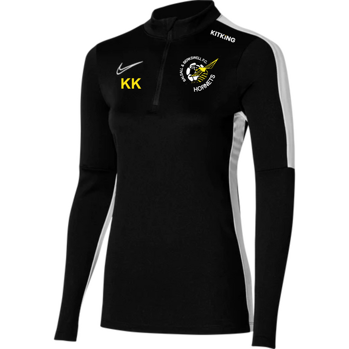 B&B Hornets FC Womens 1/4 Zip Drill Top