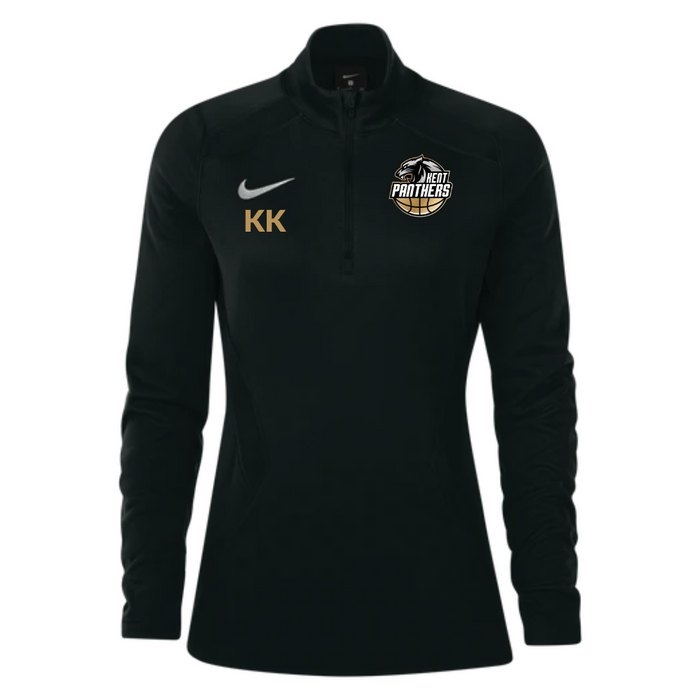Kent Panthers Womens 1/4 Zip Midlayer