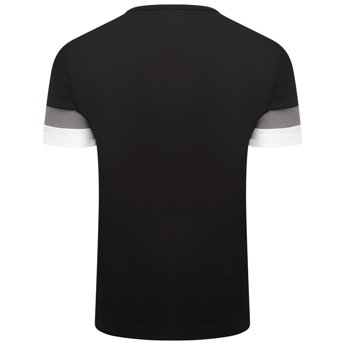 Puma Team Rise Short Sleeve Shirt in Black