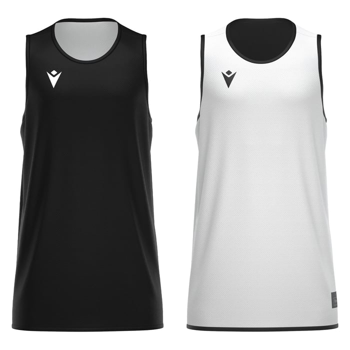 Macron X500 Reversible Basketball Shirt in black and white