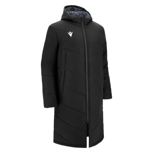 Macron Northland Long Bench Jacket in black