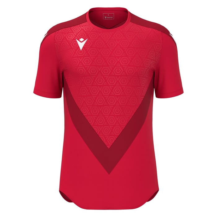 Macron Wisp Short Sleeve Shirt in red