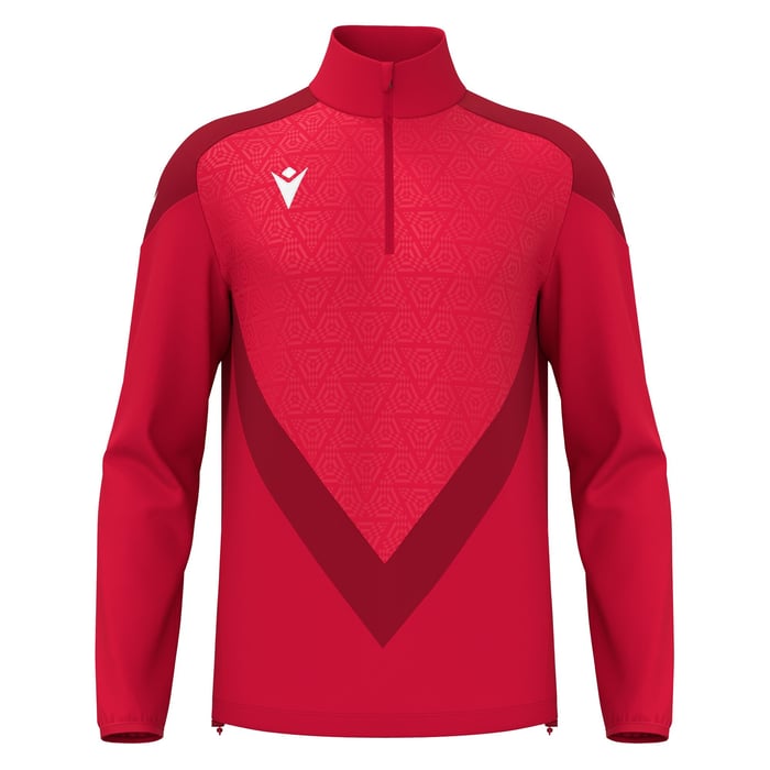 Macron Anduin 1/4 Zip Top in red