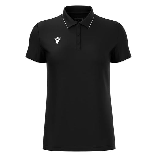 Macron Melody Women's Short Sleeve Polo Shirt in black