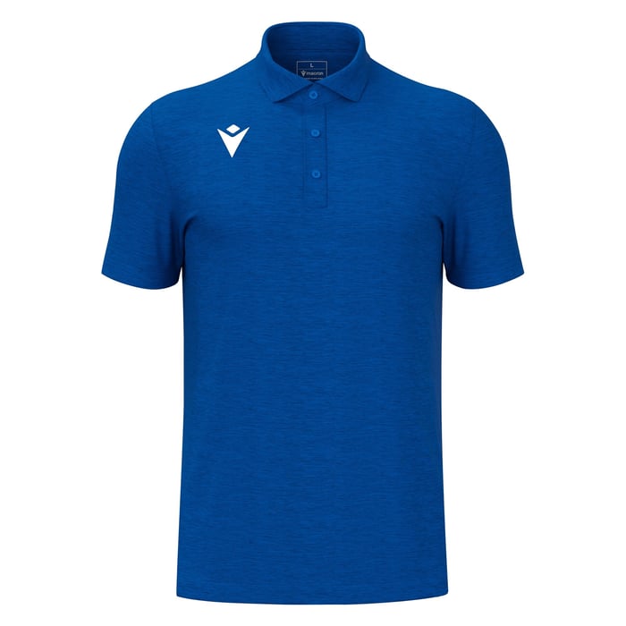 Macron Jazz Short Sleeve Polo Shirt in blue