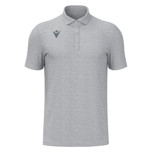 Macron Jazz Short Sleeve Polo Shirt in light grey