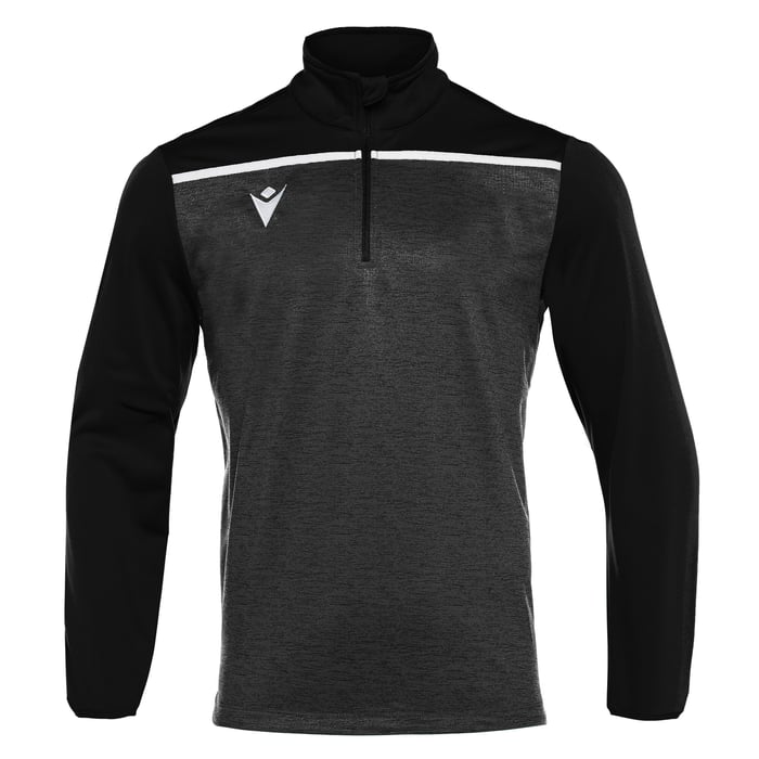Macron Rhine 1/4 Zip Top in grey and black