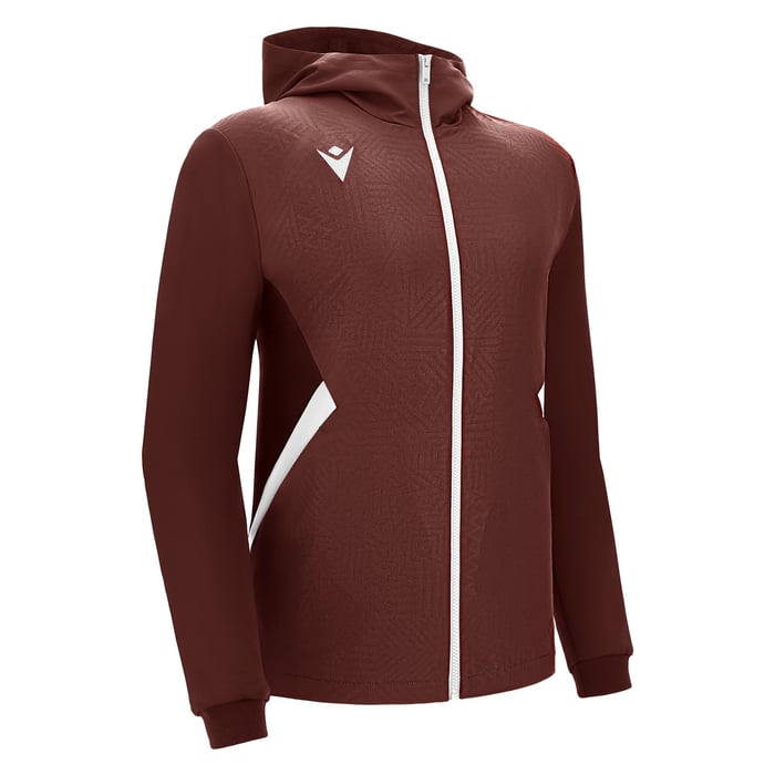 Macron Tiamat Full Zip Microfiber Hoody in cardinal
