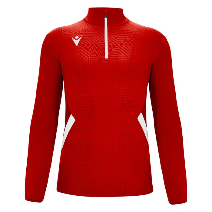 Macron Fraser 1/4 Zip Top in red