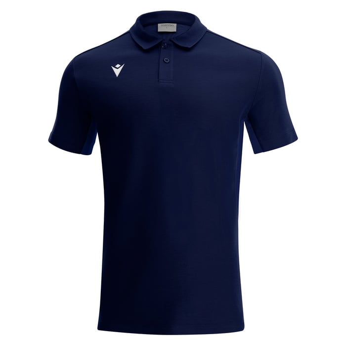 Macron Clarinet Short Sleeve Polo Shirt in navy