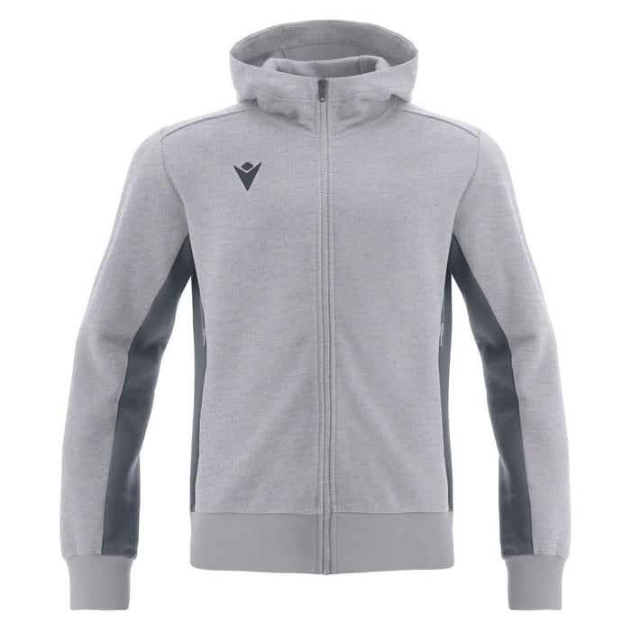 Macron Trumpet Full Zip Hoody in grey
