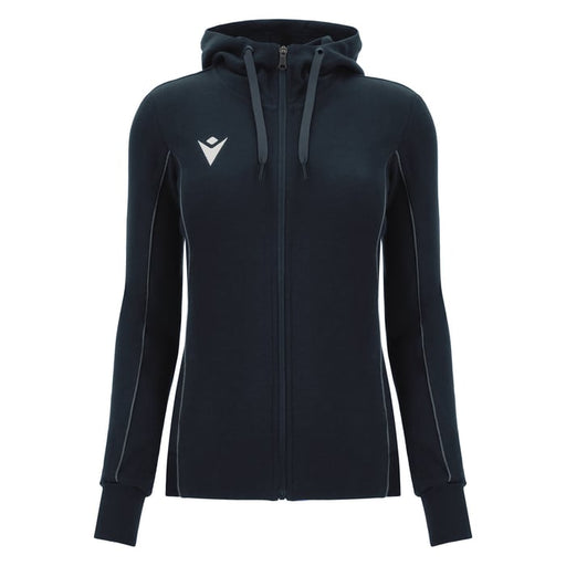 Macron Base Women's Eco Full Zip Hoody in black