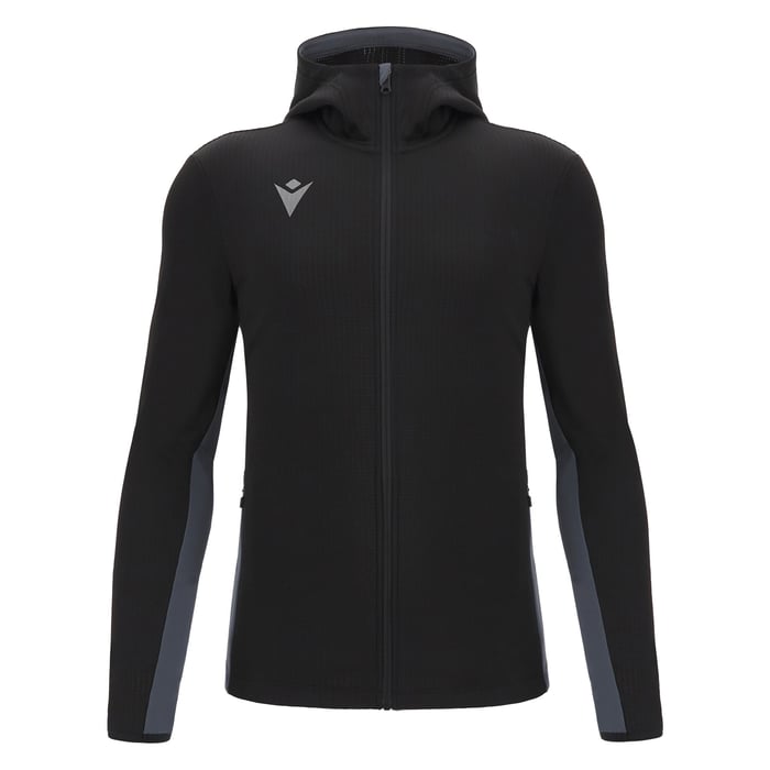 Macron Success 3 D Full Zip Hoody in black