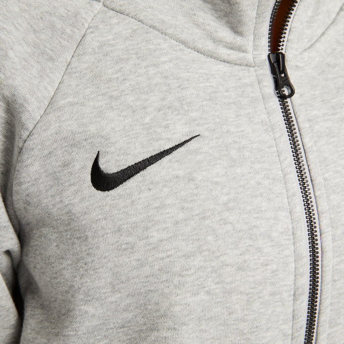 Nike Park 20 Full Zip Hoodie Womens in DK Grey Heather/Black