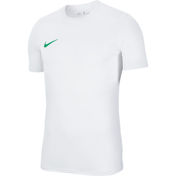 Nike Dri-FIT Park VII Shirt Short Sleeve in white/pine green