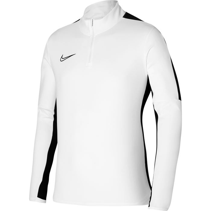 Nike Dri FIT Drill Top in White/Black/Black