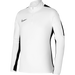 Nike Dri FIT Drill Top in White/Black/Black