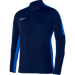 Nike Dri FIT Drill Top in Obsidian/Royal Blue/White