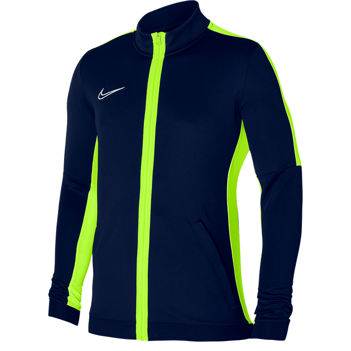 Nike Dri FIT Academy 23 Knit Track Jacket in Obsidian/Volt