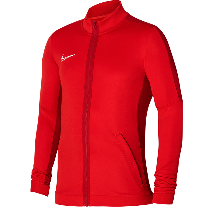 Nike Dri FIT Academy 23 Knit Track Jacket in University Red/Gym Red