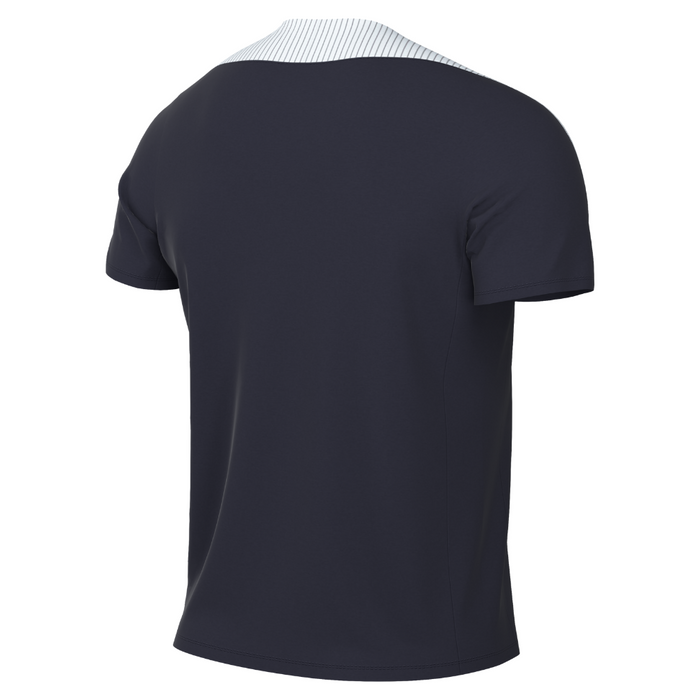 back of Nike Dri-FIT Strike 24 Short Sleeve Shirt in obsidian
