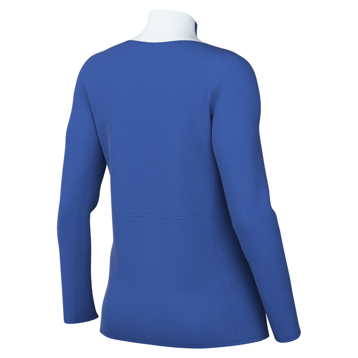 back of Nike Dri-FIT Academy Pro 24 Long Sleeve Drill Top Women's in royal blue