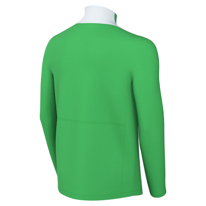 back of Nike Dri-FIT Academy Pro 24 Long Sleeve Drill Top in green spark