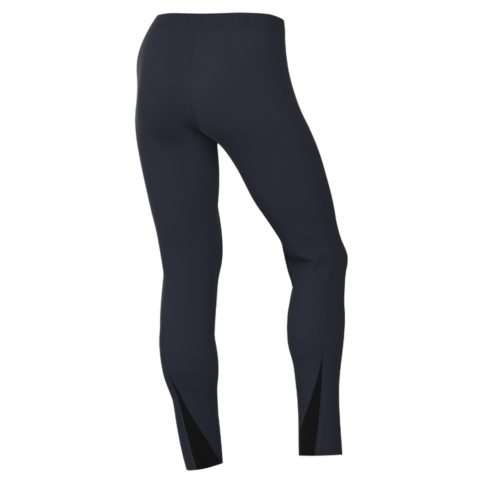 back of Nike Dri-FIT Academy Pro 24 Zipped Knit Pants Women's in obsidian