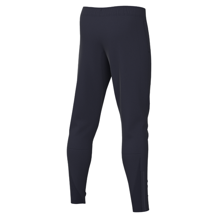 back of Nike Dri-FIT Academy Pro 24 Zipped Knit Pants in obsidian