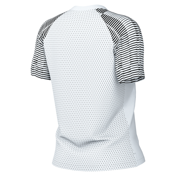 back of Nike Dri-Fit Academy Shirt Short Sleeve Women's in white/black