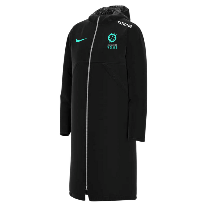 Oaklands Wolves Football Academy Long Winter Jacket - Womens