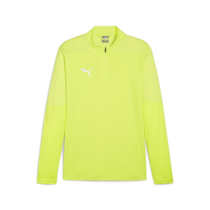 Puma Team Final Training 1/4 Zip Top in yellow