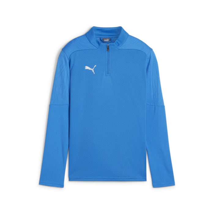 Puma Team Final Training 1/4 Zip Top in blue