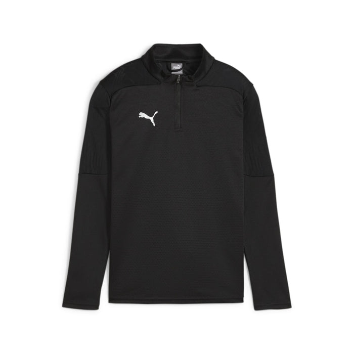 Puma Team Final Training 1/4 Zip Top in black
