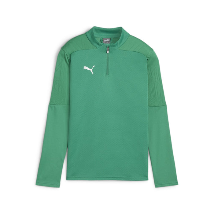 Puma Team Final Training 1/4 Zip Top in green