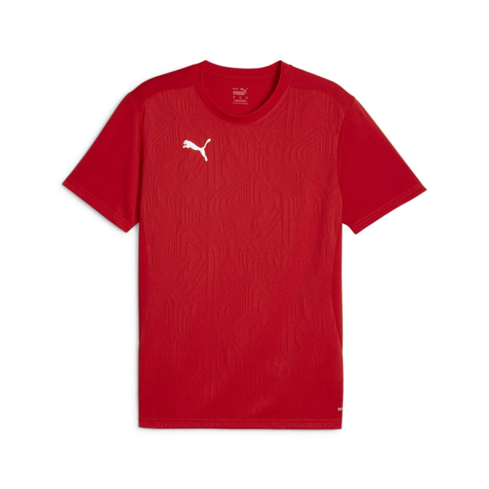 Puma Team Final Training Short Sleeve Shirt in red